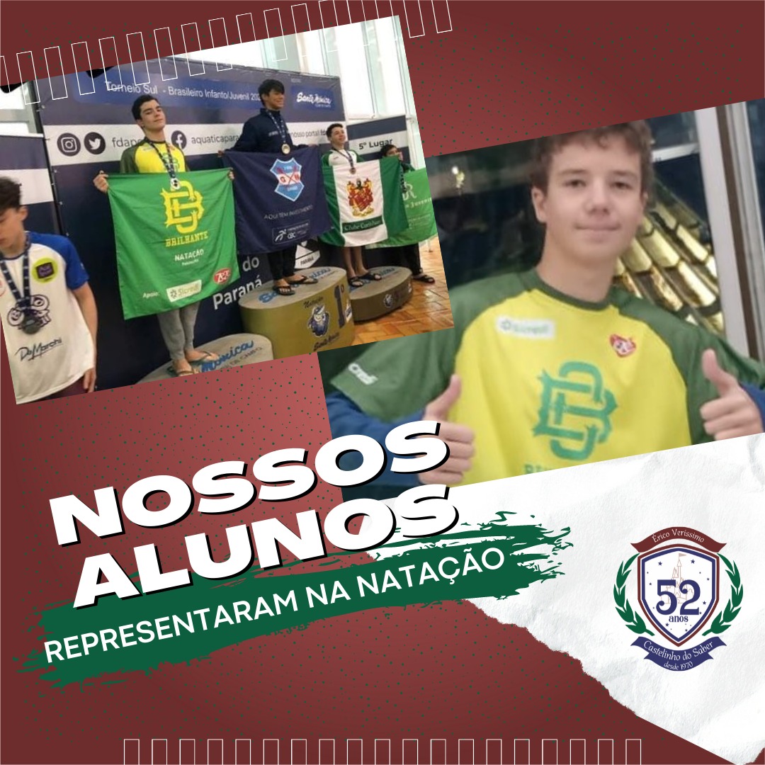 Representando na Natação
